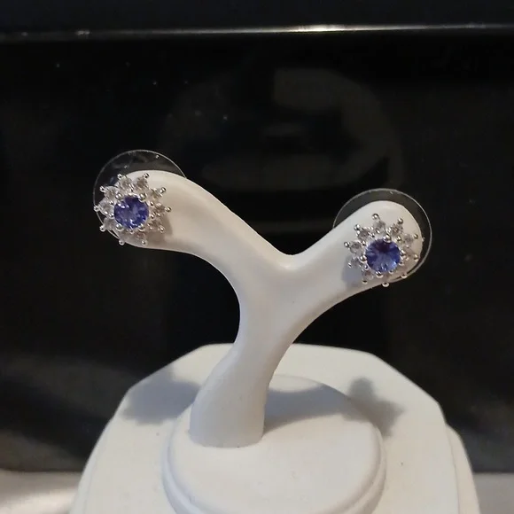 Tanzanite earrings - Picture 1 of 6